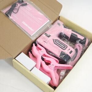 Bielmeier 4V Cordless Staple Gun Nailer Kit Pink DIY Craft Power Tool BCSK-4P